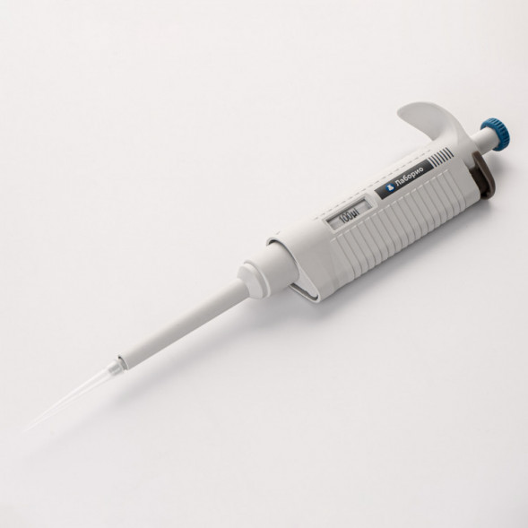 Дозатор пипеточный 100 мкл, автоклавируемый, одноканальный, фиксированный объём, механический (ДПАОФ) / Лаборио PG-100