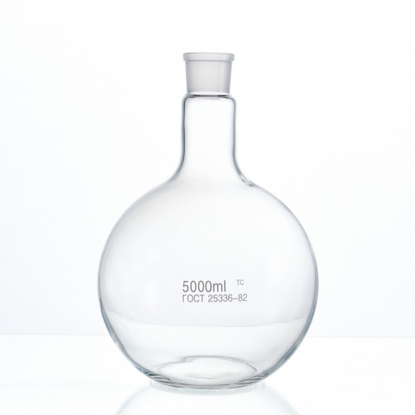 Колба плоскодонная 5000 мл, П-1-5000-29/32 ТС