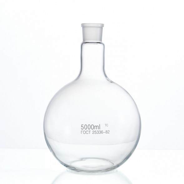 Колба плоскодонная 5000 мл, П-1-5000-29/32 ТС